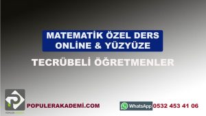 Marmara Matematik Özel Ders